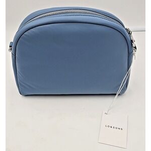 Lo & Sons Bag The Nouvelle Misty Blue Silver Camel Crossbody Purse